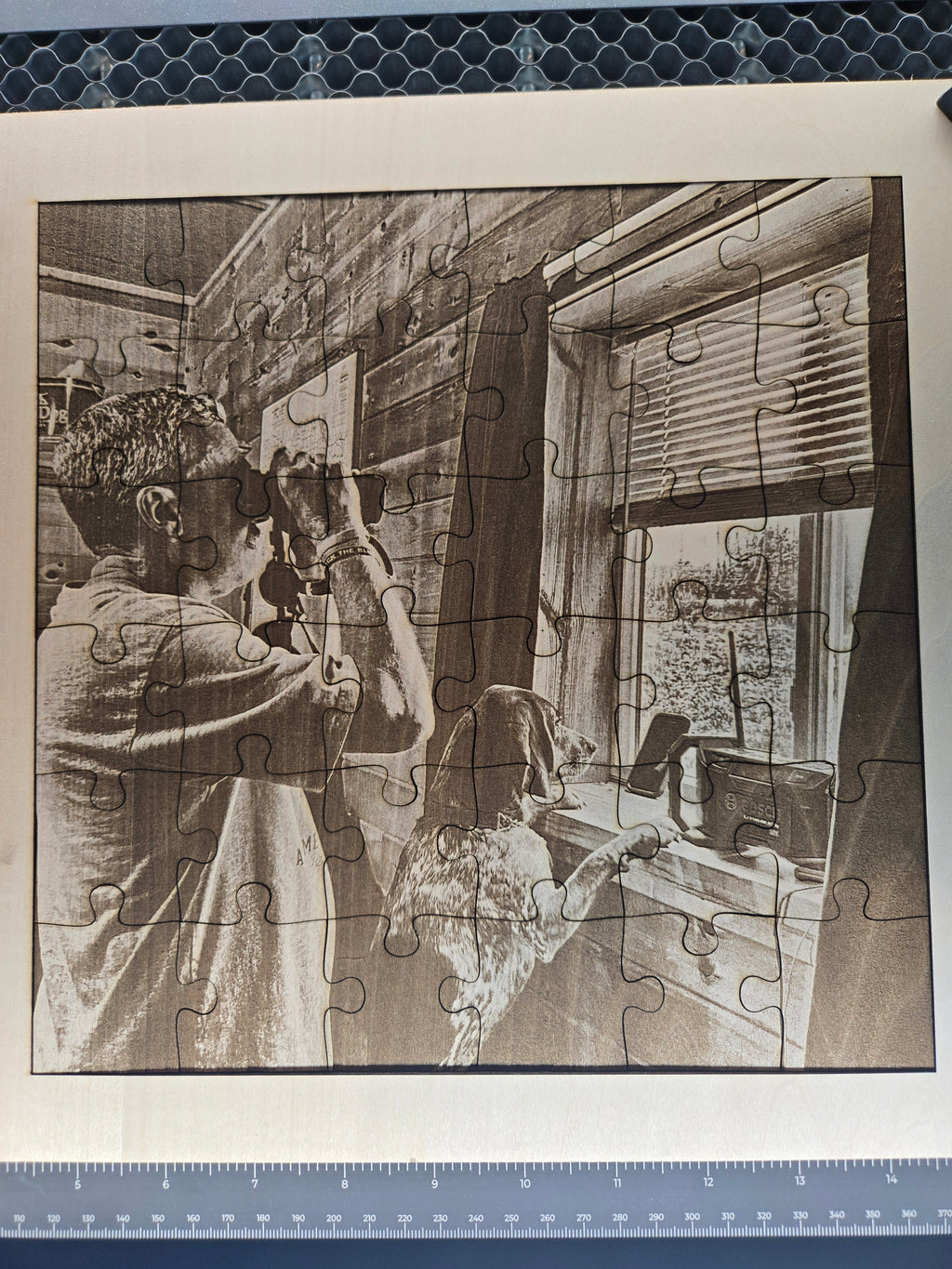 Engraved Photo Puzzle