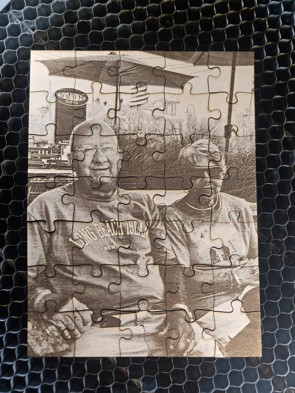 Engraved Photo Puzzle