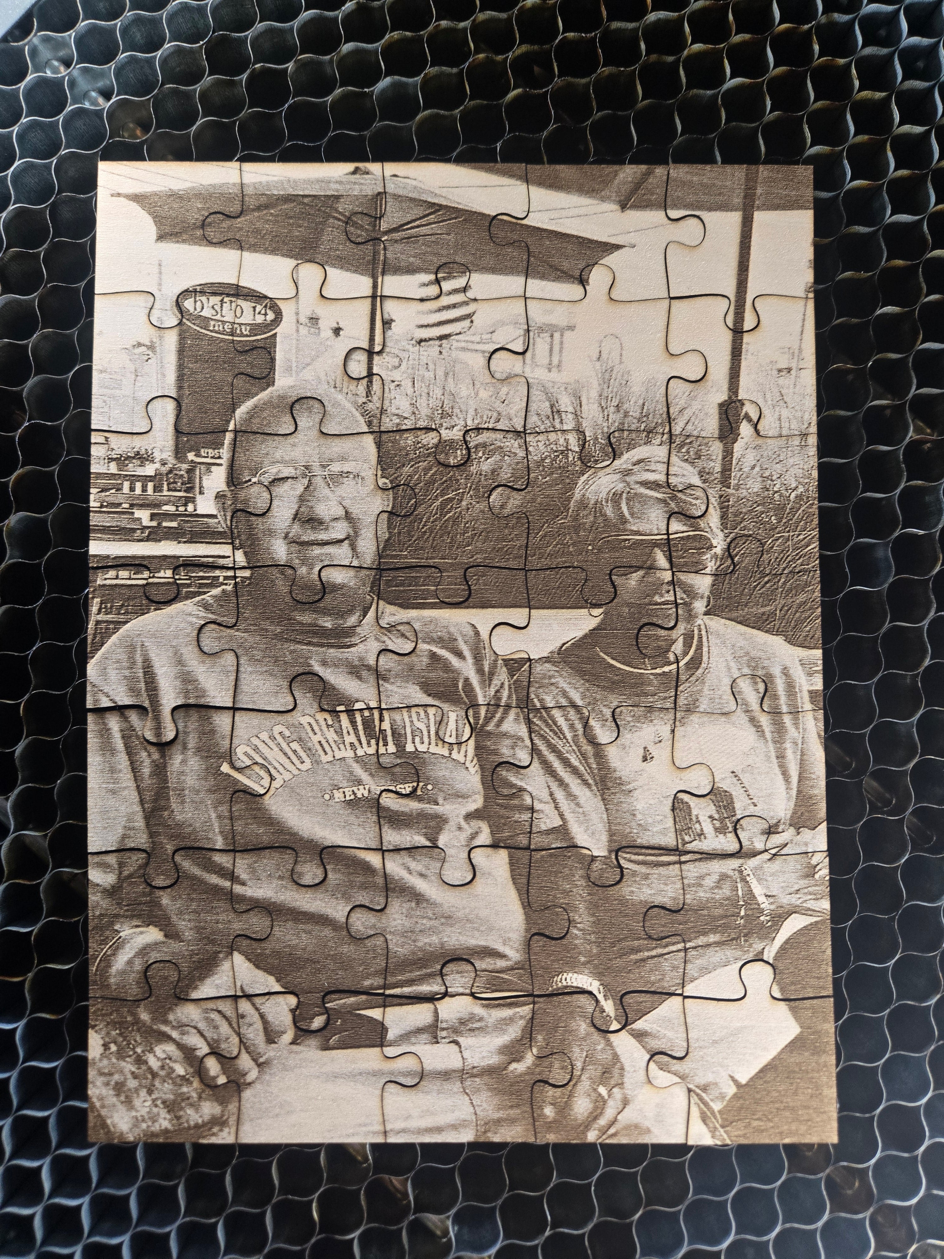 Engraved Photo Puzzle
