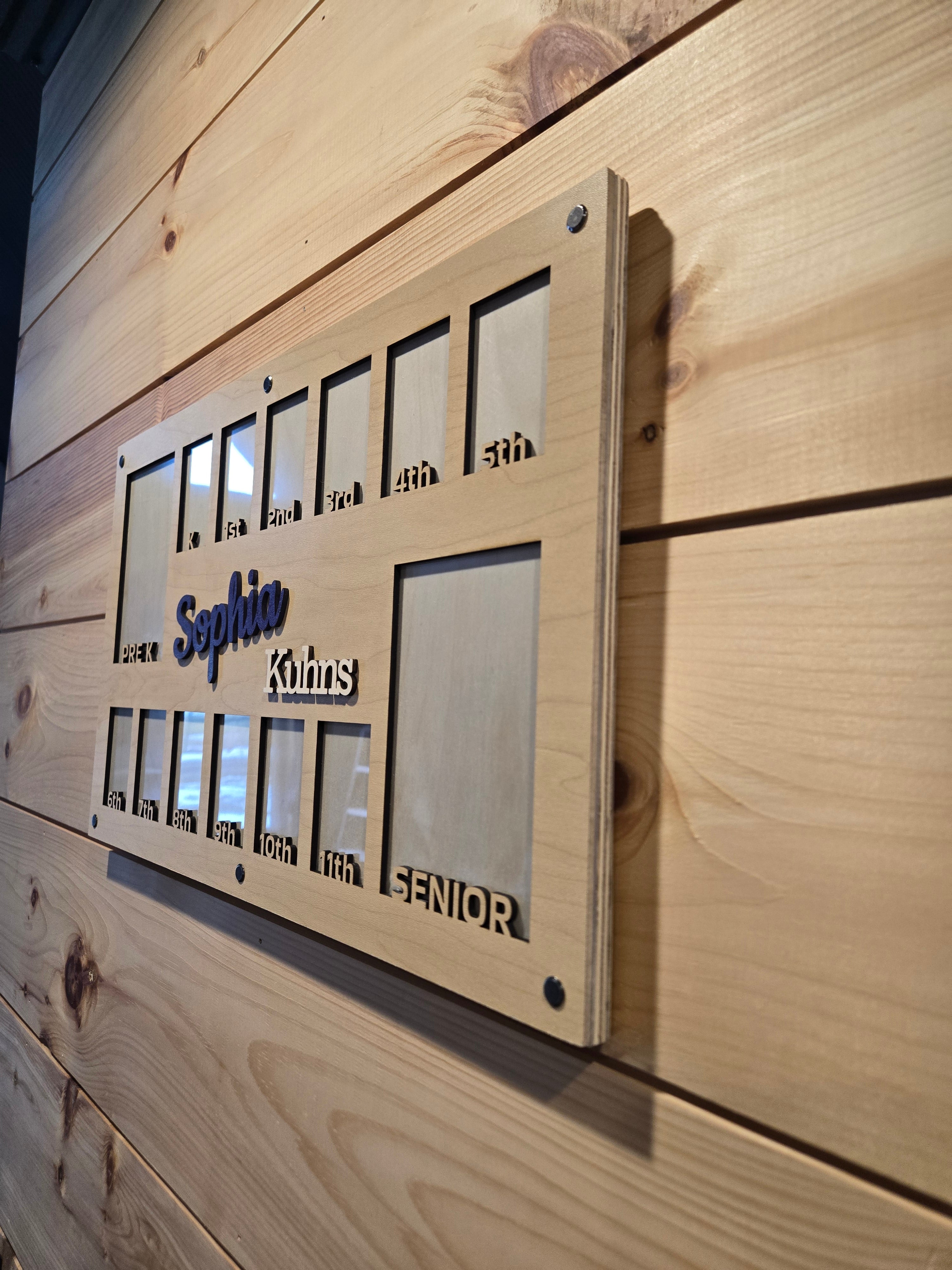 PreK through 12 Custom Picture Frame