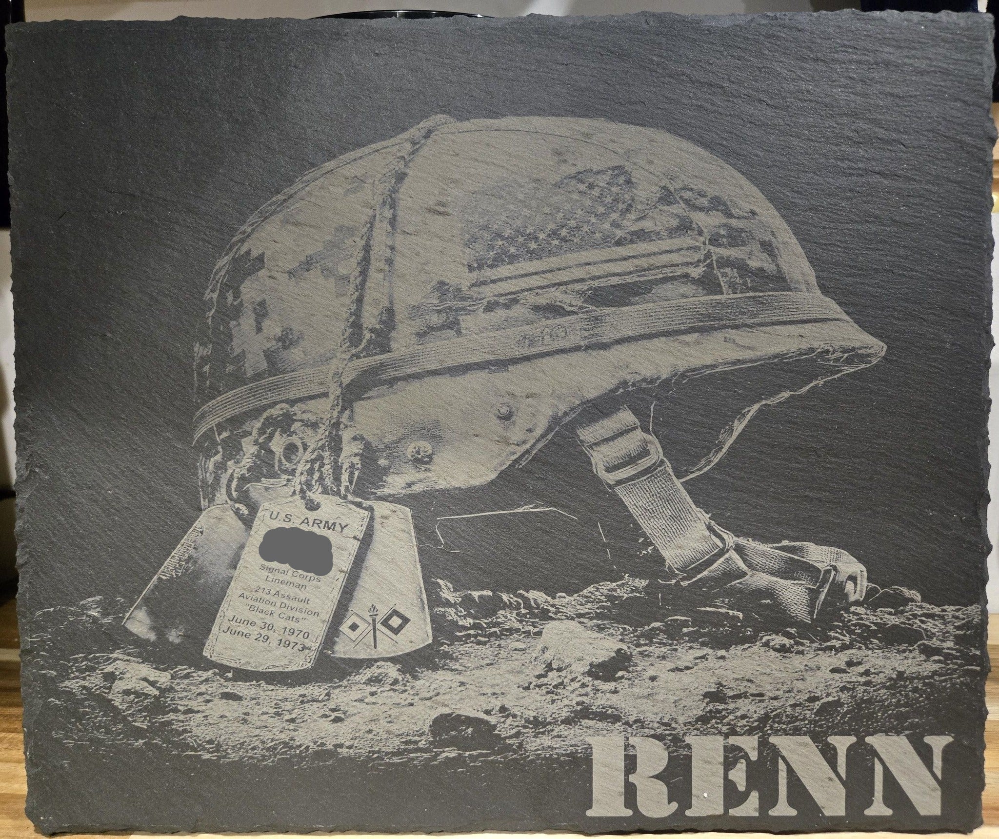 Engraved Large Slate