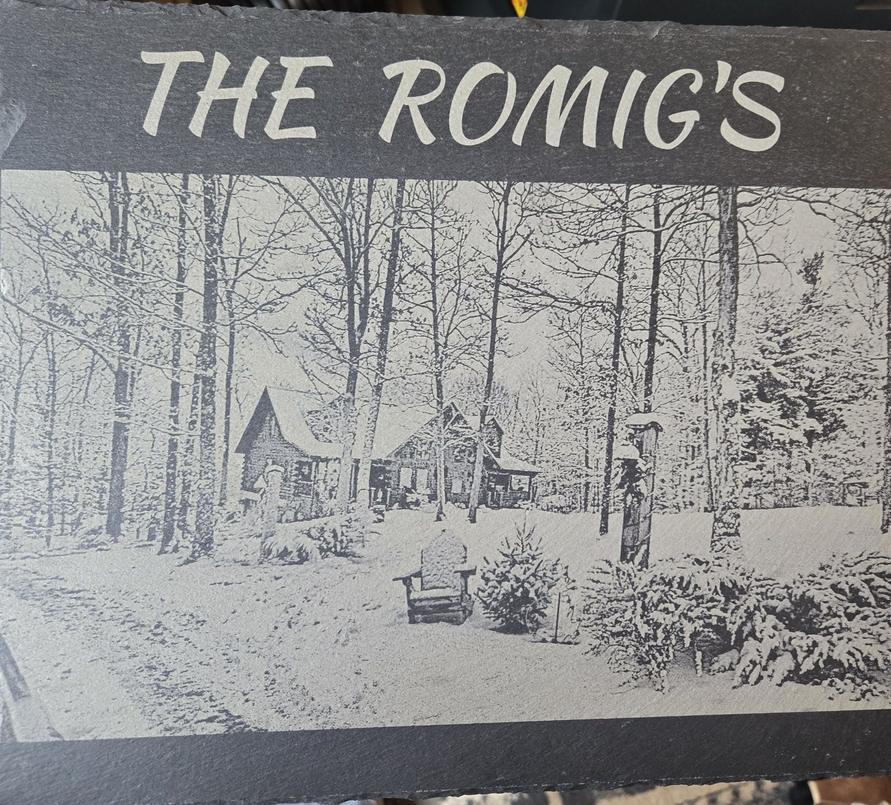 Engraved Large Slate