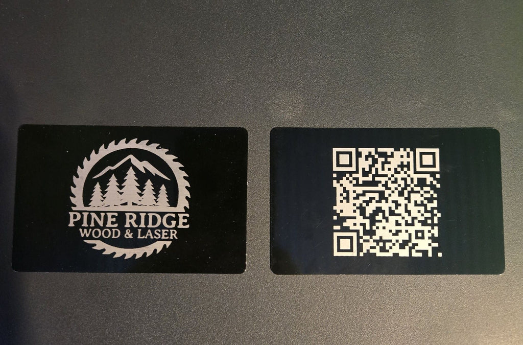 Custom Engraved Metal Business Cards