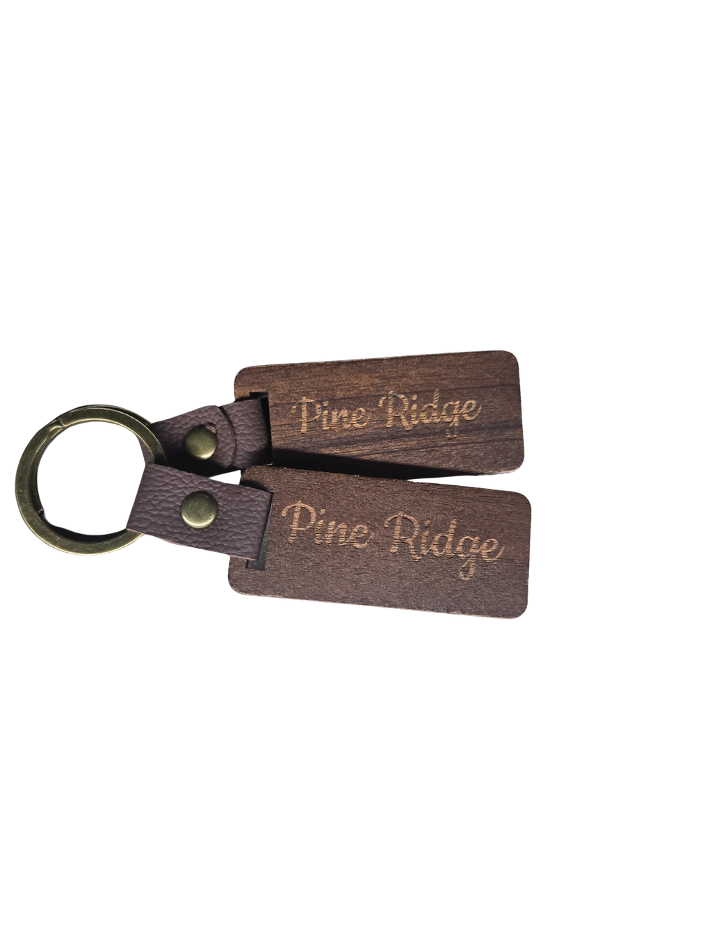 Engraved Wooden Keychain