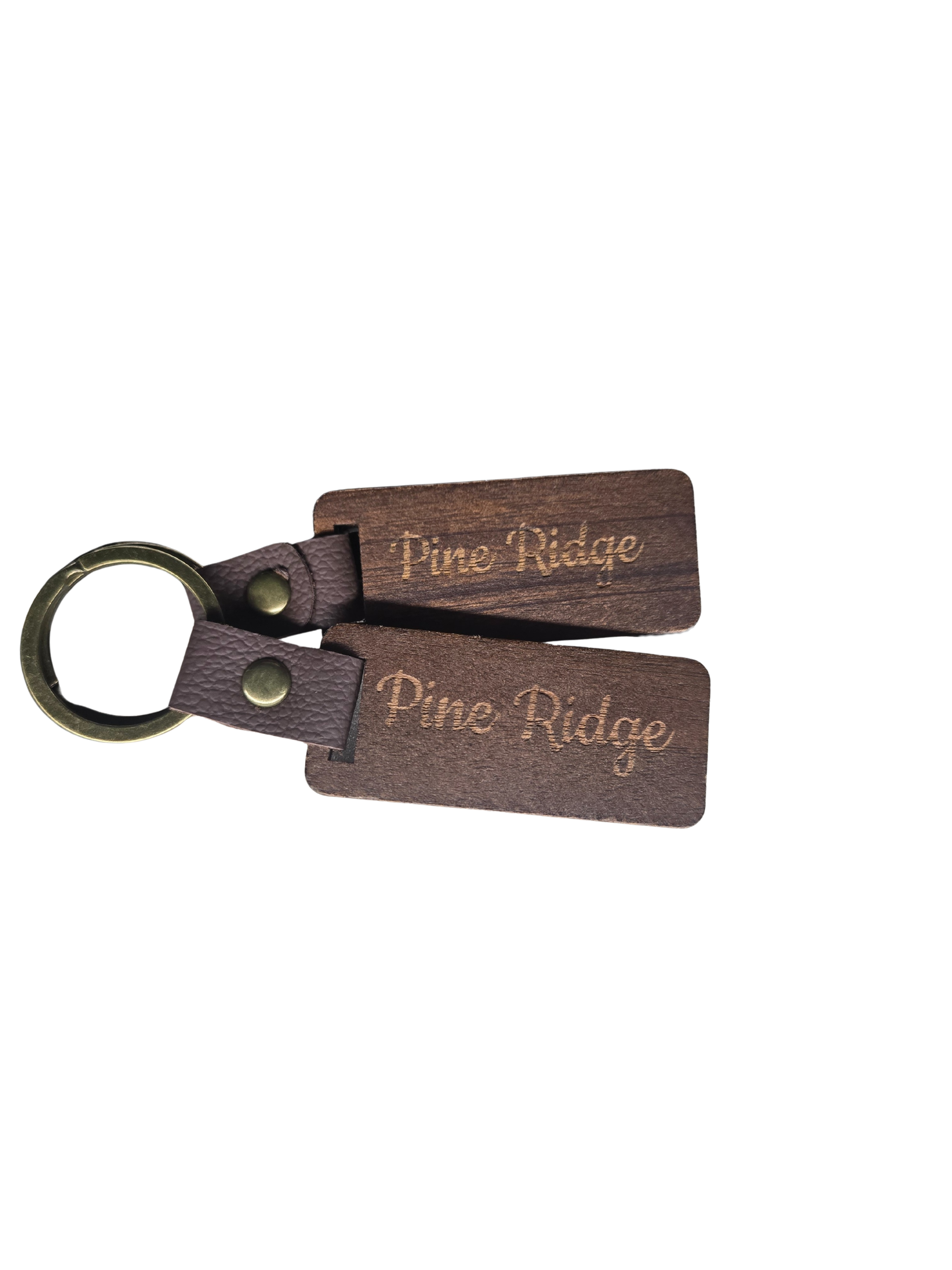 Engraved Wooden Keychain